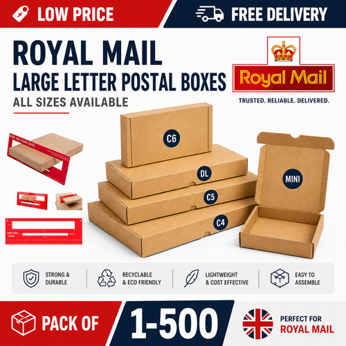 Large letter mailing boxes - letter,